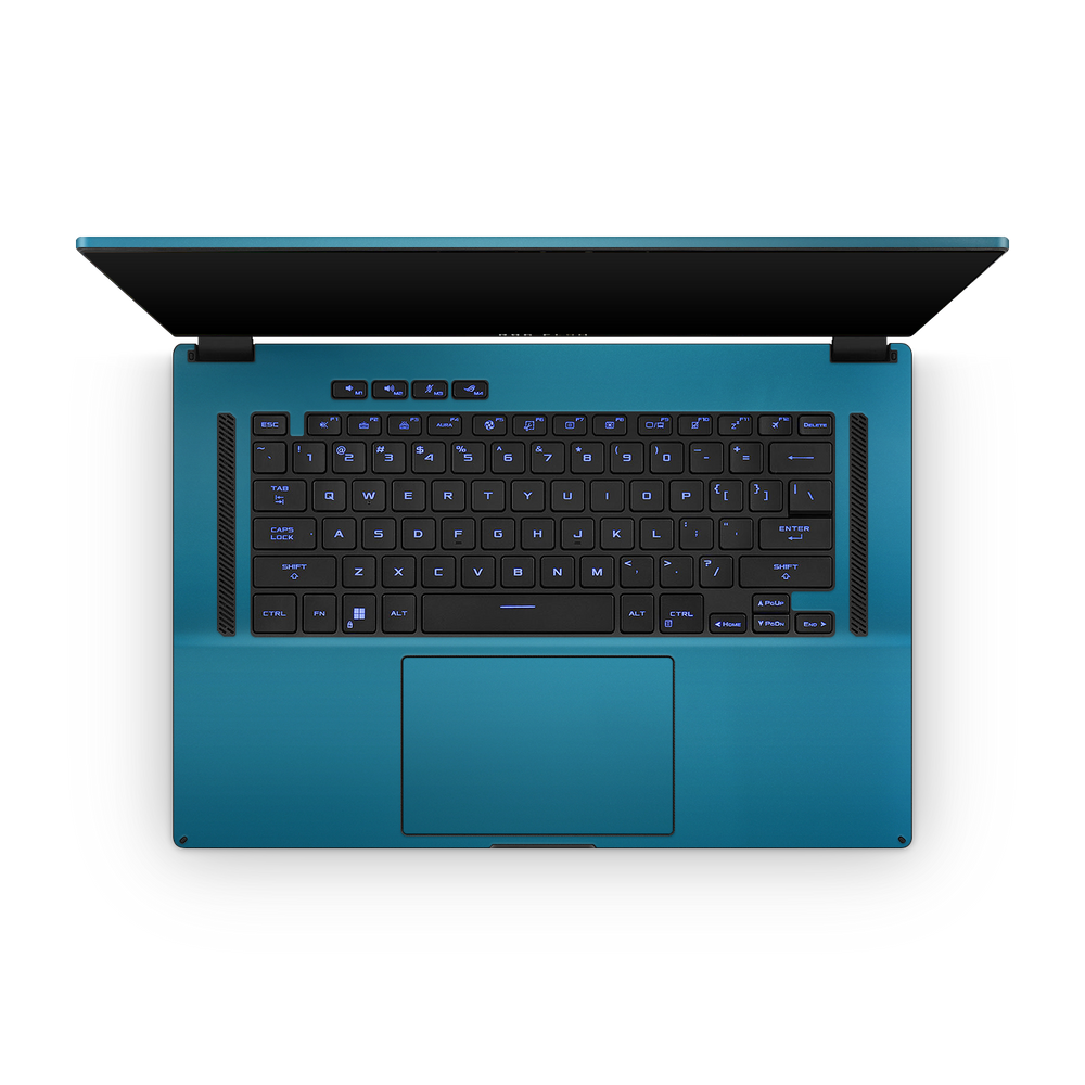 Asus Rog Flow X16 2022 Professional Interior Satin Ocean Shimmer Skin Wrap Cover