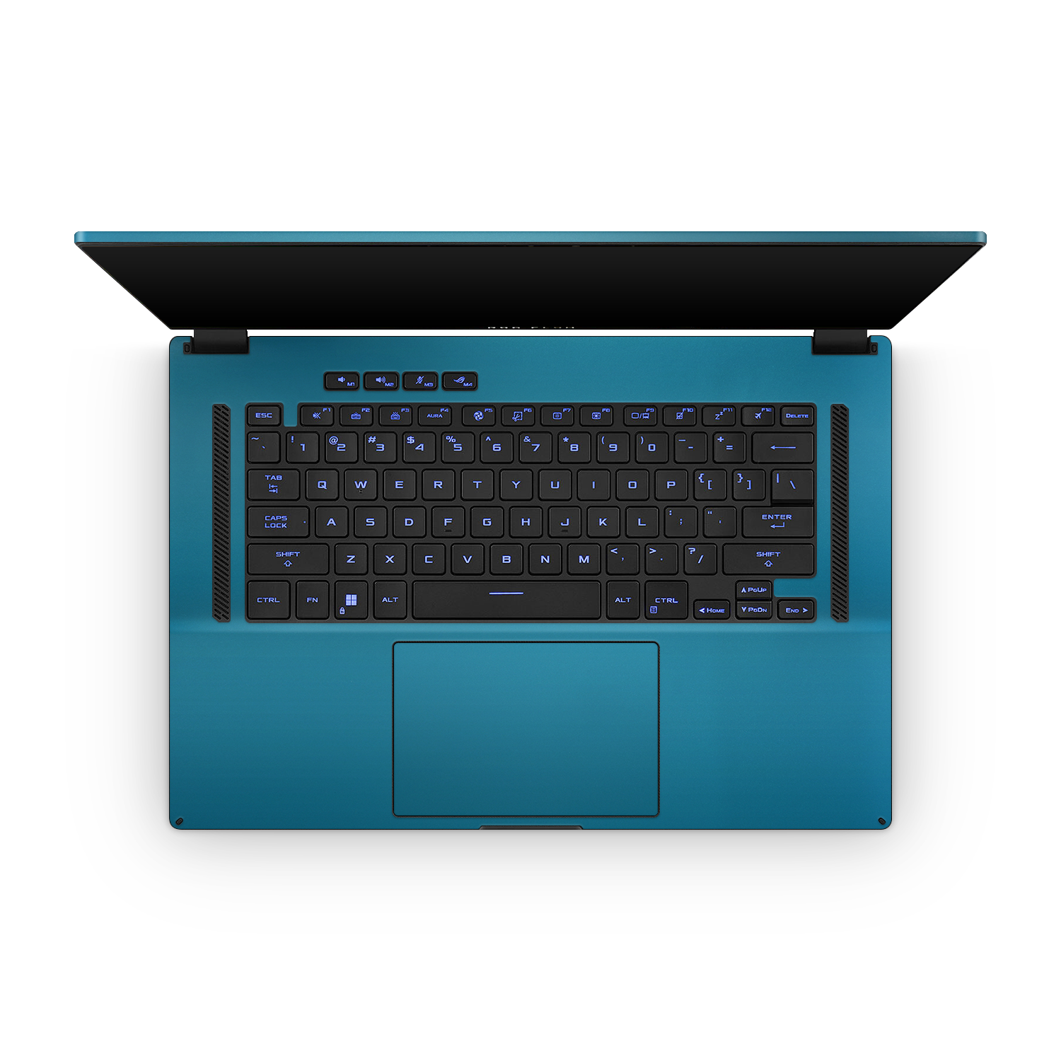 Asus Rog Flow X16 2022 Professional Interior Satin Ocean Shimmer Skin Wrap Cover