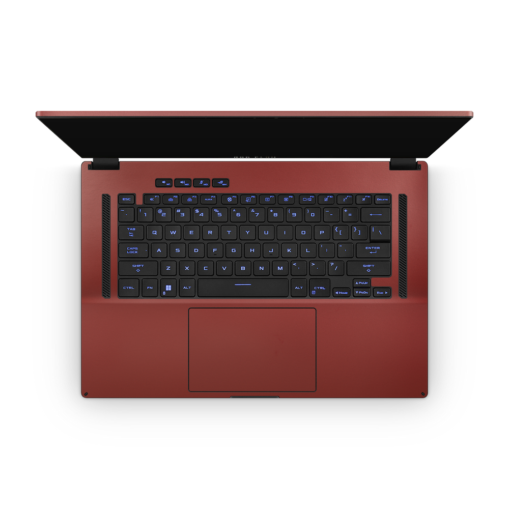 Asus ROG Flow X16 2022 Professional Interior Vampire Red Skin Wrap Cover