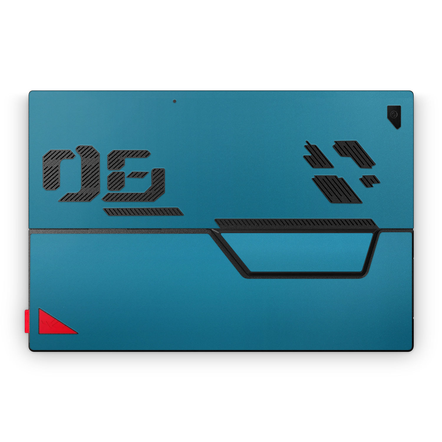 Asus Rog Flow Z13 2022 Essentials Bottom Satin Ocean Shimmer Skin Wrap Cover