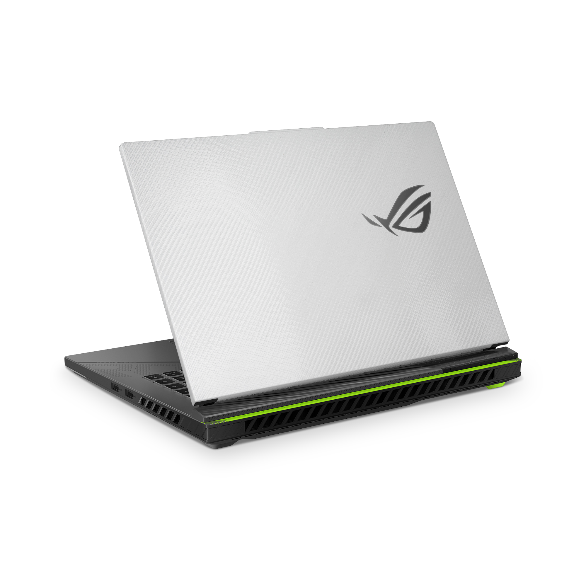 Asus Rog Strix G16 2023 Essentials White Carbon Fiber Skin Wrap Cover