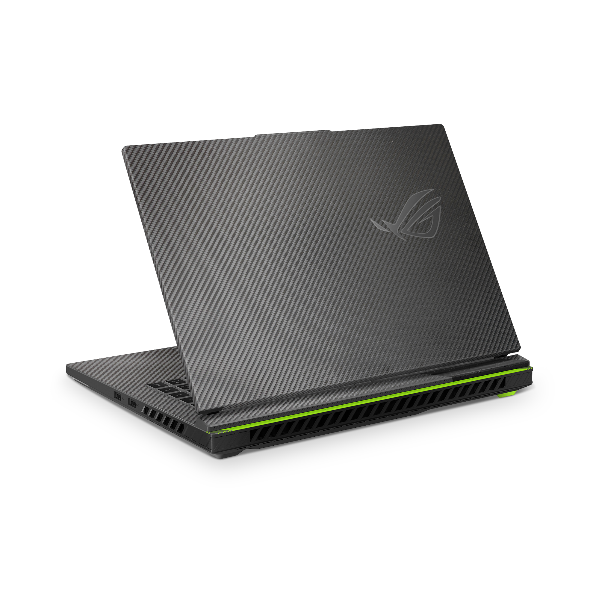 Asus Rog Strix G16 2023 Professional Black Carbon Fiber Skin Wrap Cover