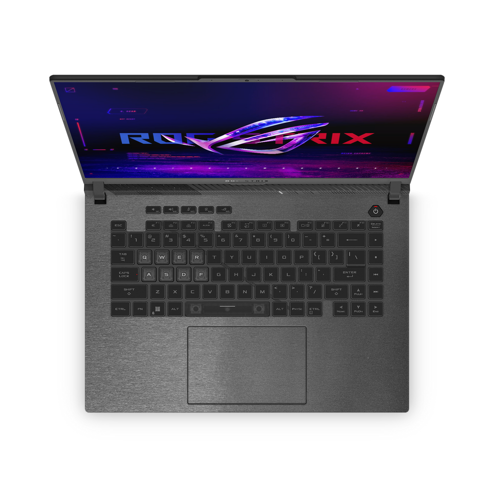 Asus Rog Strix G16 2023 Professional Interior Brushed Black Skin Wrap Cover