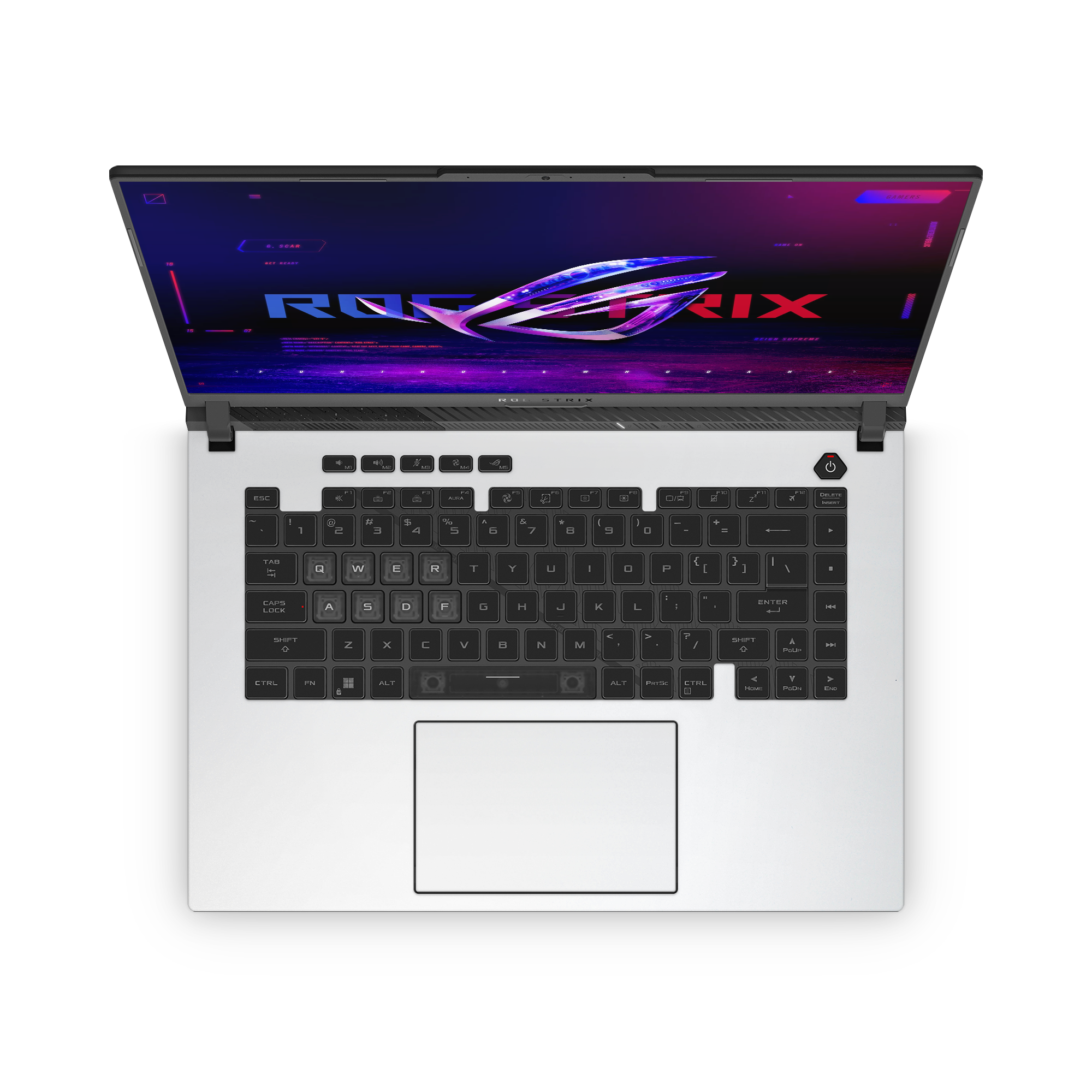 Asus Rog Strix G16 2023 Professional Interior Frosty Vanilla Skin Wrap Cover