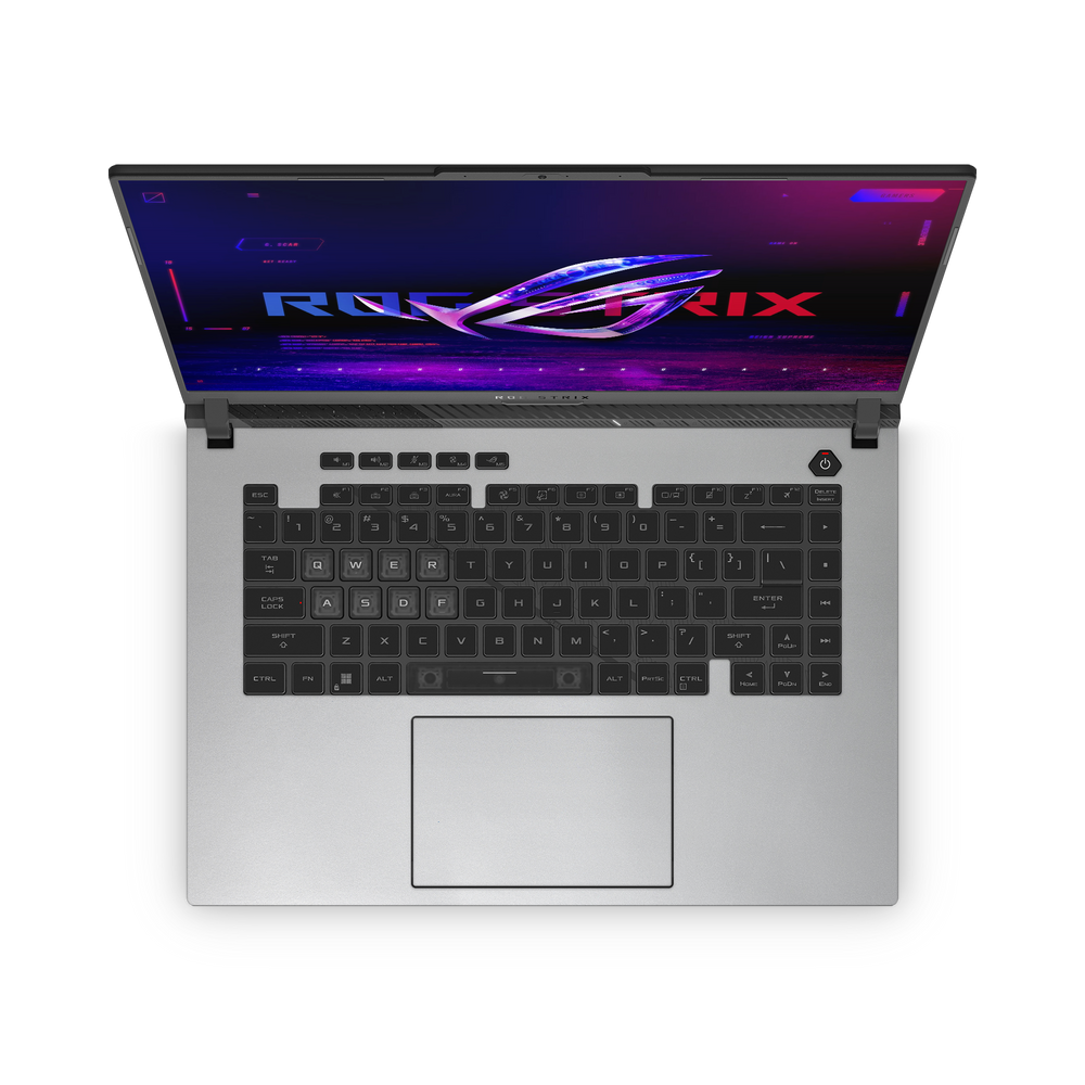 Asus Rog Strix G16 2023 Professional Interior Satin Aluminum Skin Wrap Cover
