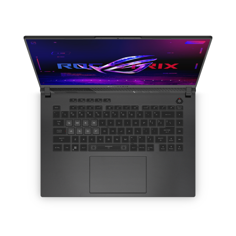 Asus Rog Strix G16 2024 Professional Interior Black Matrix Skin Wrap Cover
