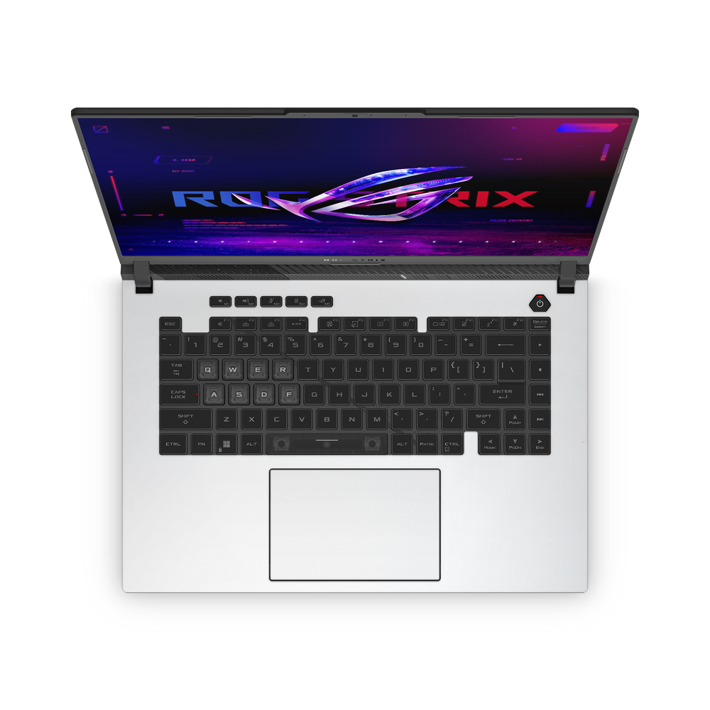 Asus Rog Strix G16 2024 Professional Interior Frosty Vanilla Skin Wrap Cover