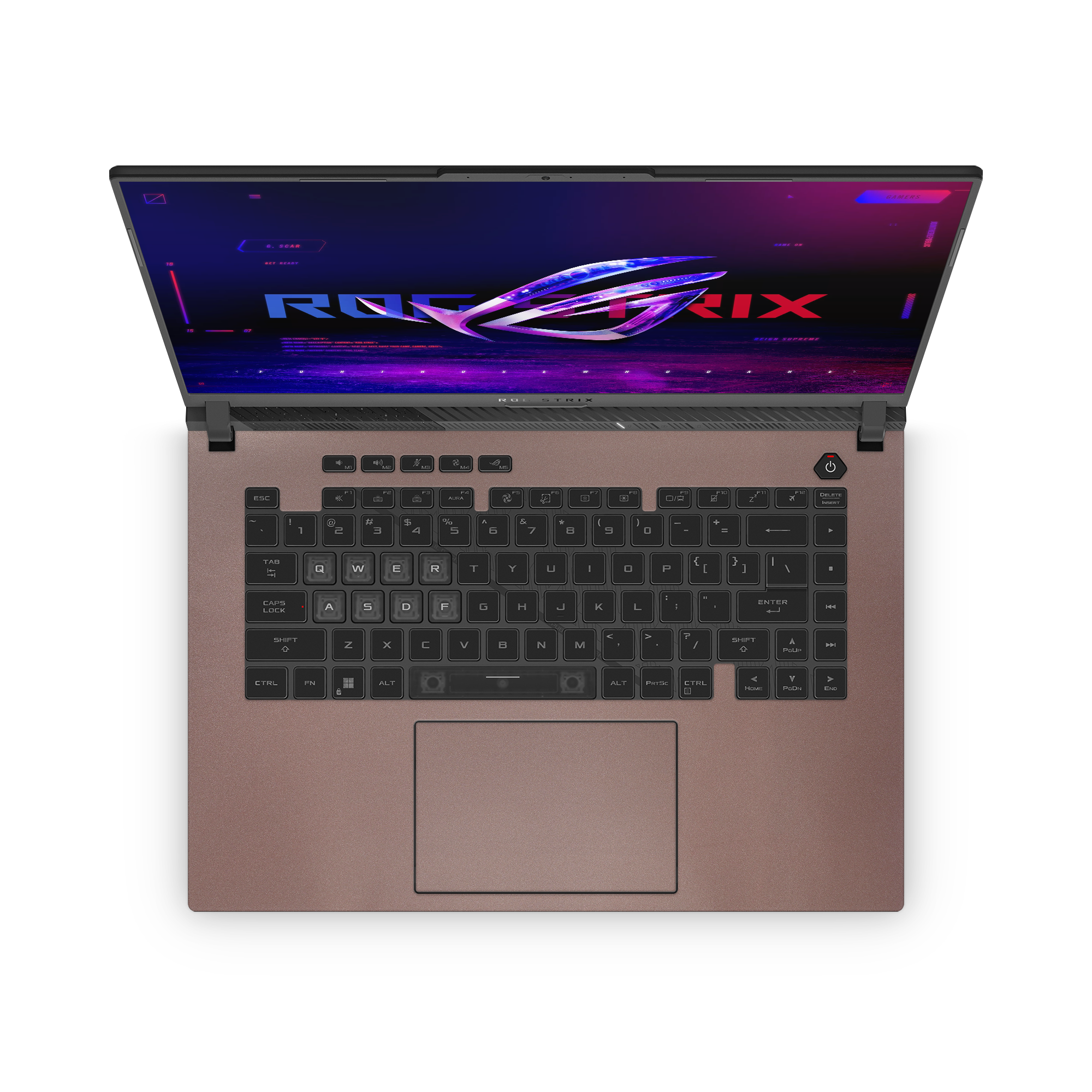 Asus Rog Strix G16 2024 Professional Interior Satin Frozen Berry Skin Wrap Cover