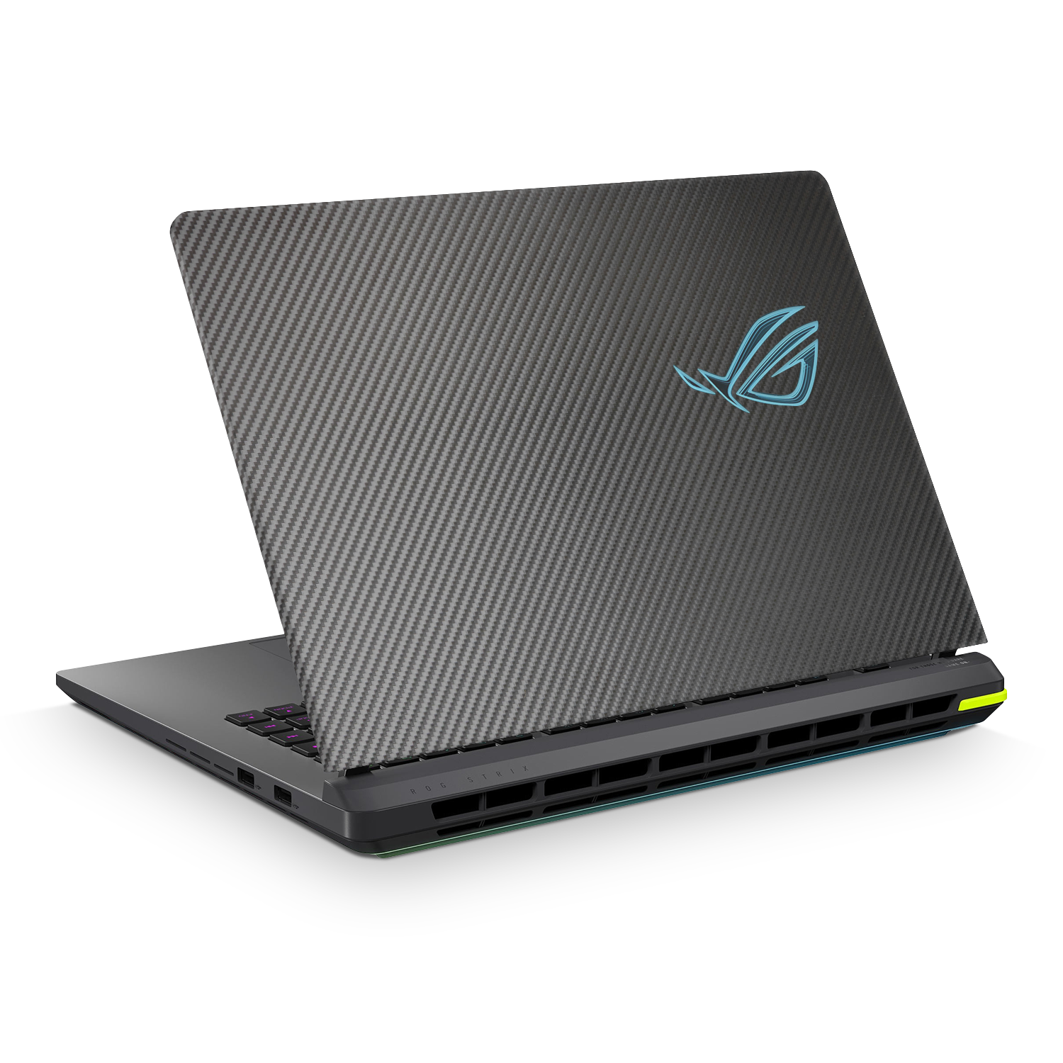 Asus Rog Strix G16 2025 Essentials Black Carbon Fiber Skin Wrap Cover