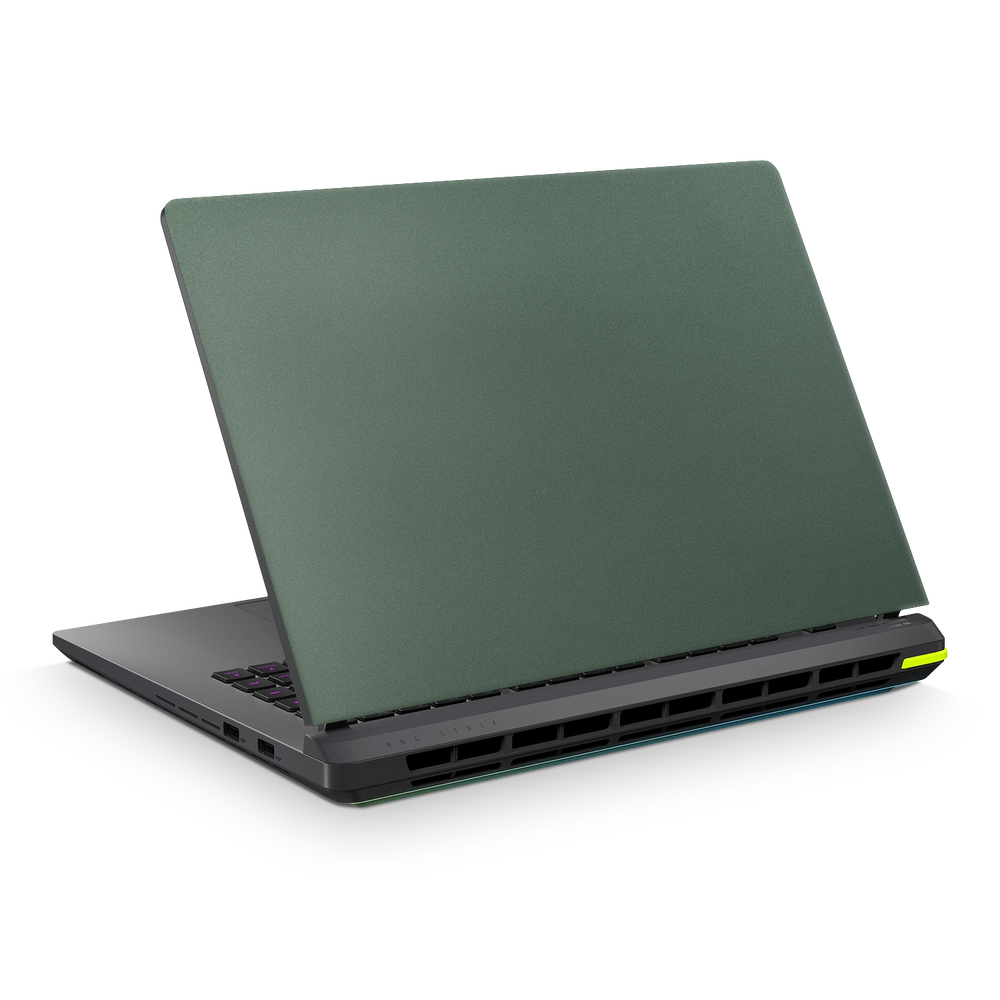 Asus ROG Strix G16 2025 Essentials Matte Green Metallic Skin Wrap Cover
