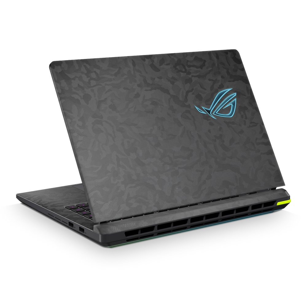 Asus Rog Strix G16 2025 Professional Black Camo Skin Wrap Cover