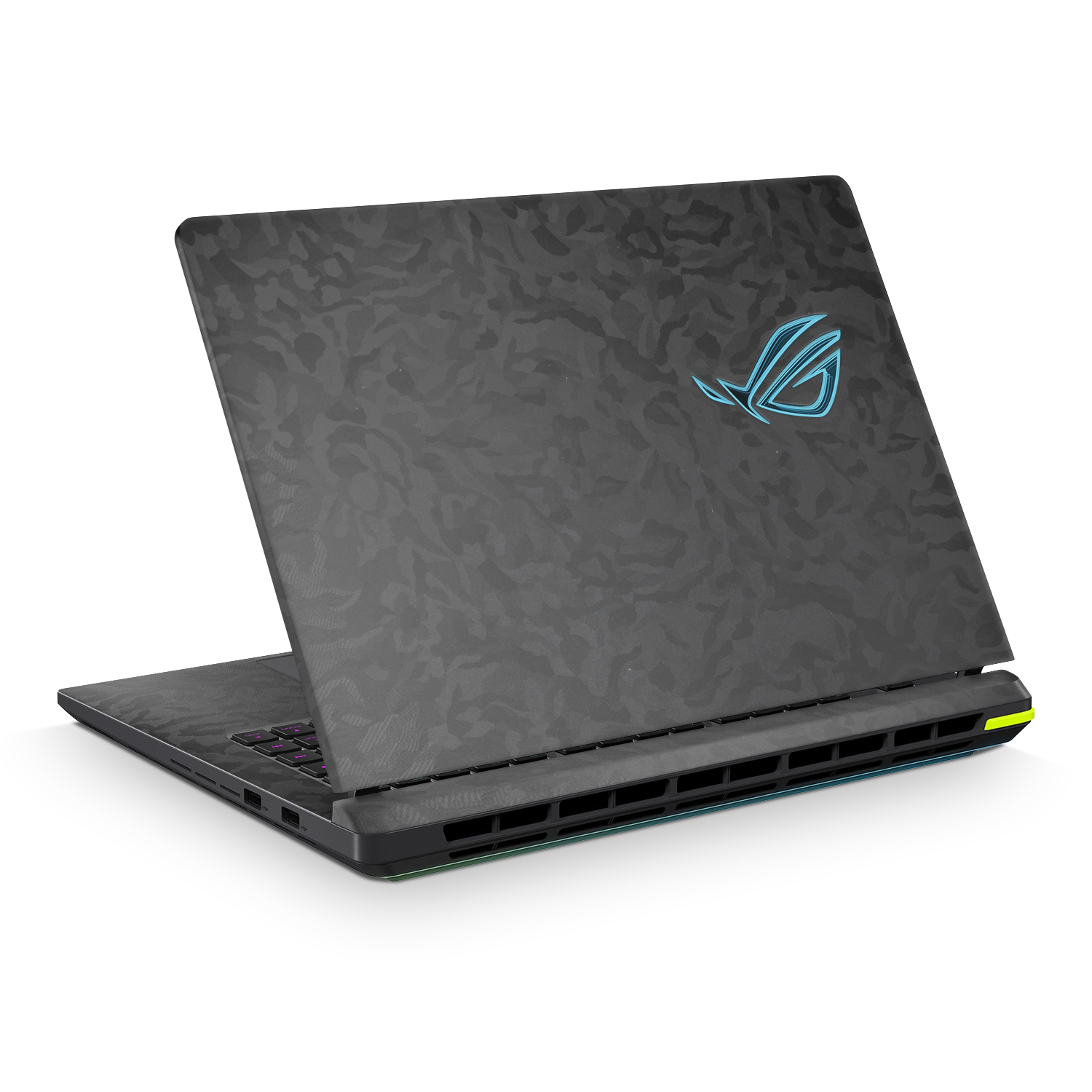 Asus Rog Strix G16 2025 Professional Black Camo Skin Wrap Cover