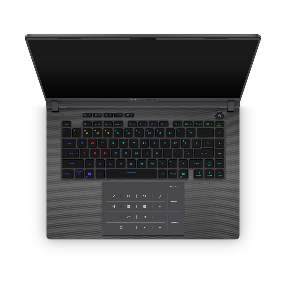 Asus Rog Strix G16 2025 Professional Interior Black Matrix Skin Wrap Cover