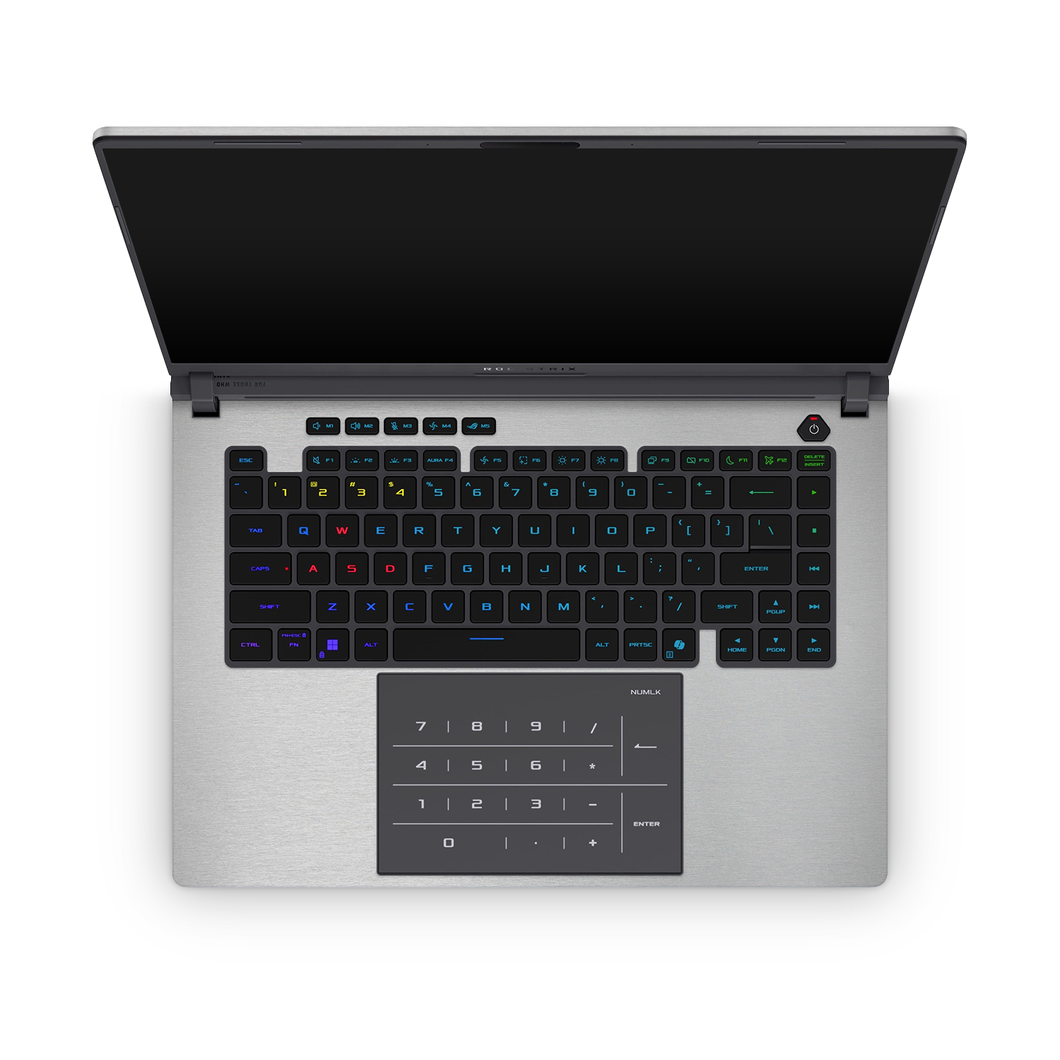 Asus Rog Strix G16 2025 Professional Interior Brushed Aluminum Skin Wrap Cover
