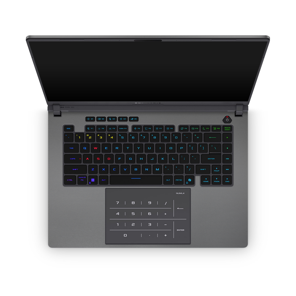 Asus Rog Strix G16 2025 Professional Interior Charcoal Grey Skin Wrap Cover
