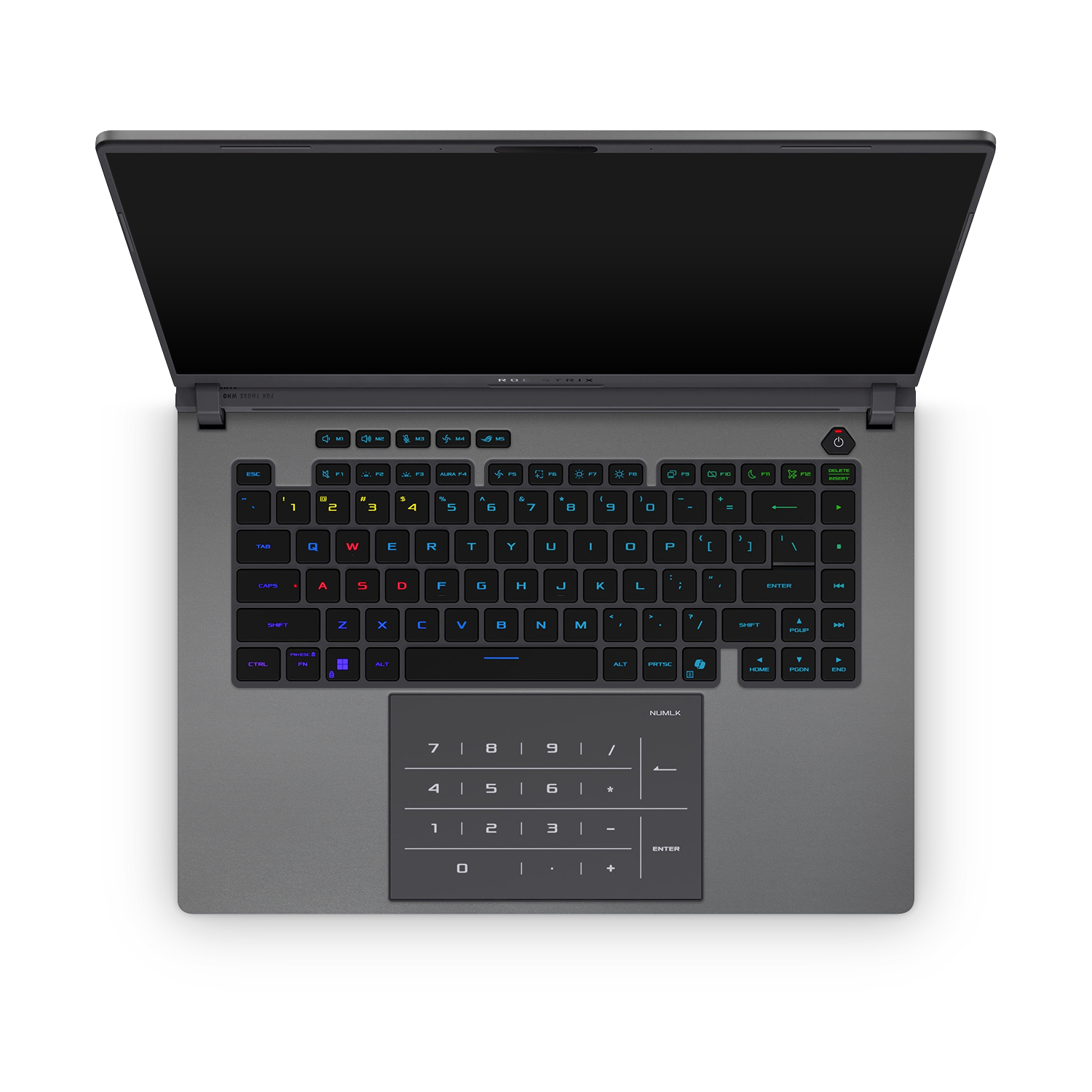 Asus Rog Strix G16 2025 Professional Interior Charcoal Grey Skin Wrap Cover