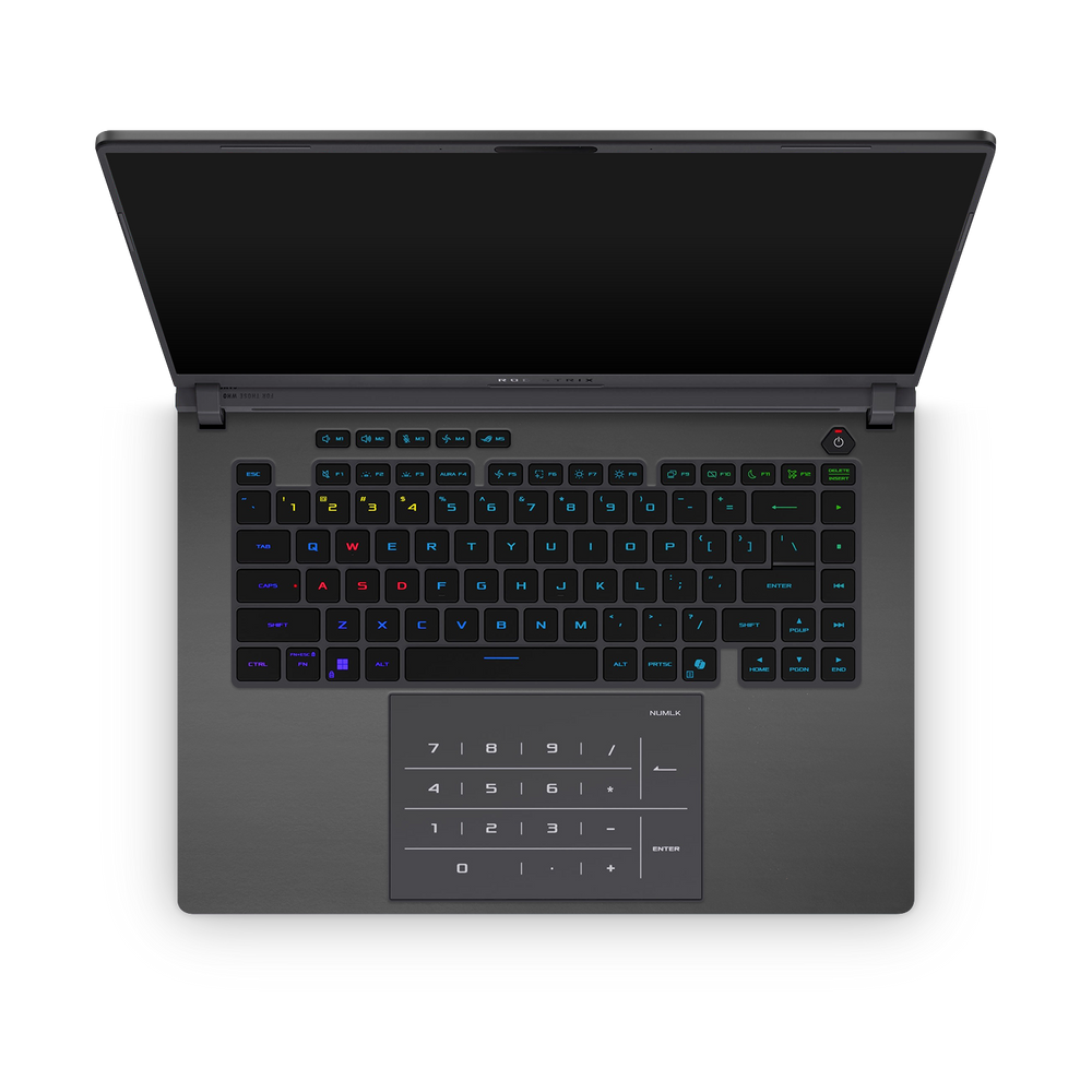 Asus Rog Strix G16 2025 Professional Interior Matte Black Skin Wrap Cover