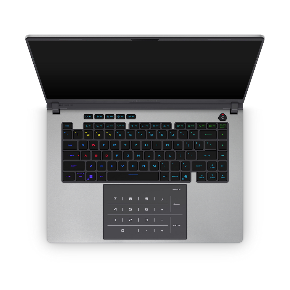 Asus Rog Strix G16 2025 Professional Interior Satin Aluminum Skin Wrap Cover