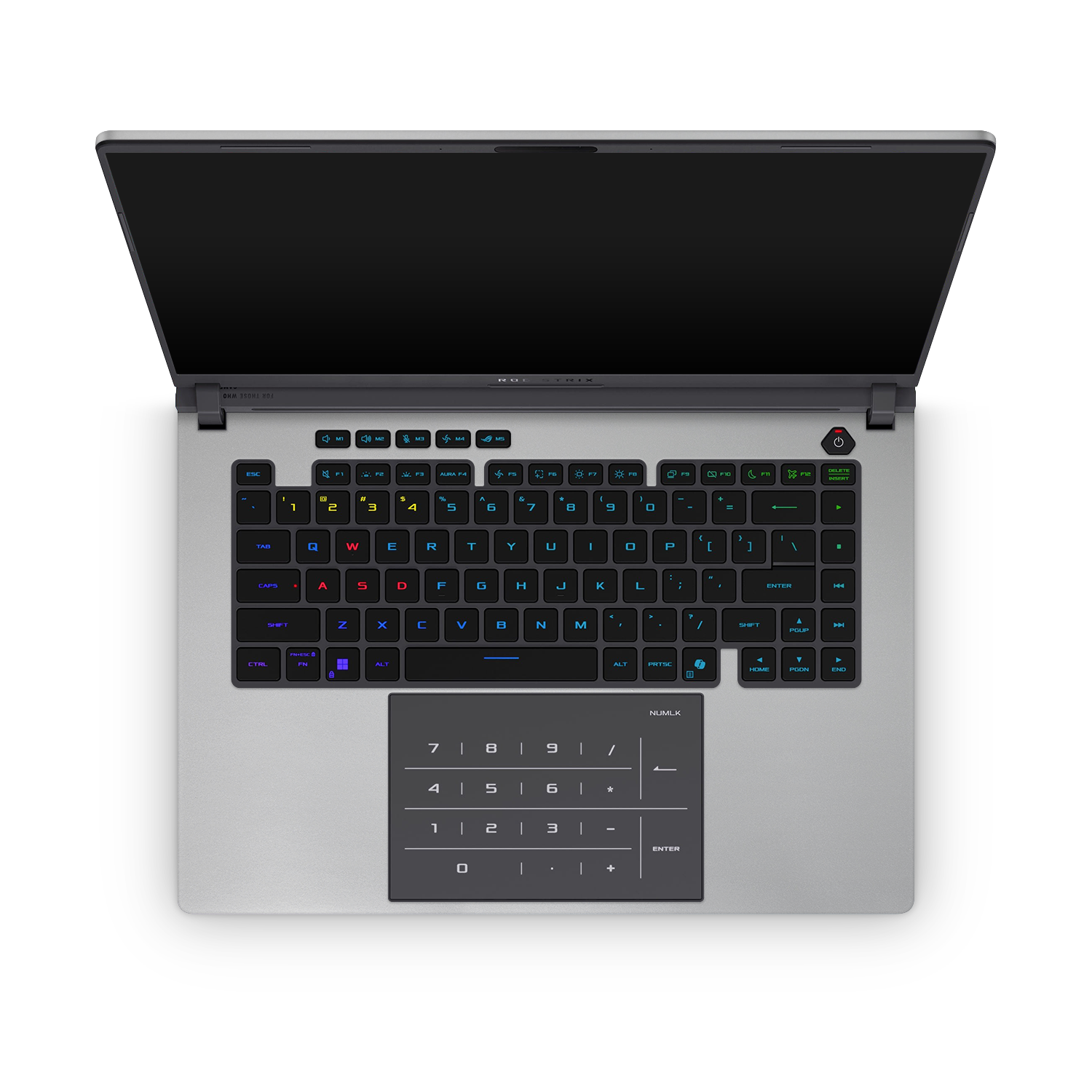 Asus Rog Strix G16 2025 Professional Interior Satin Aluminum Skin Wrap Cover