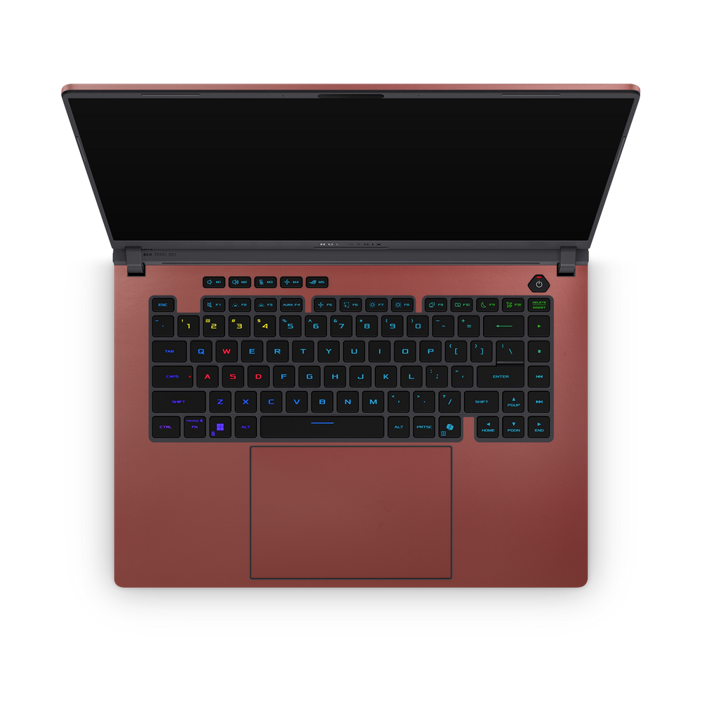 Asus ROG Strix G16 2025 Professional Interior Vampire Red Skin Wrap Cover