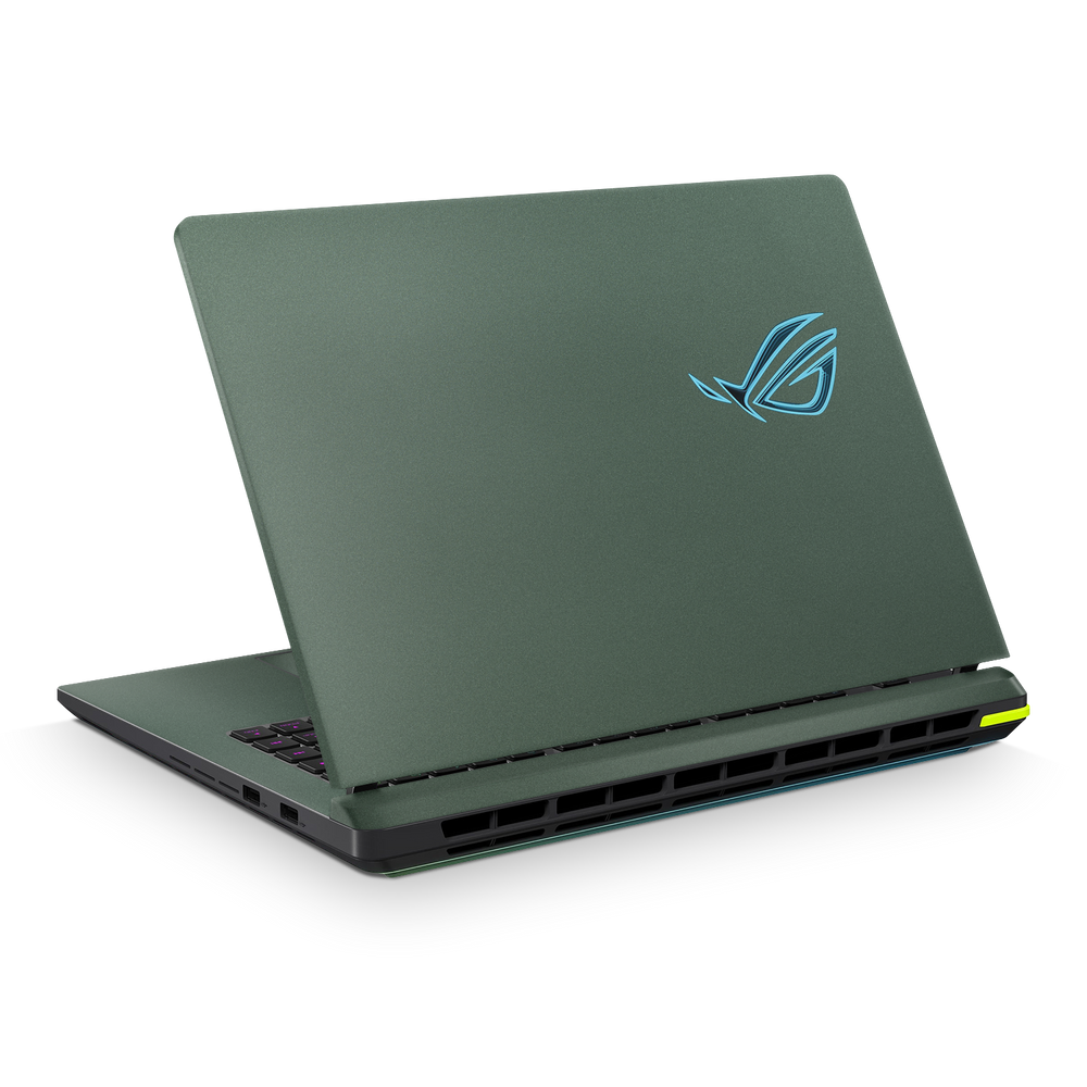 Asus ROG Strix G16 2025 Professional Matte Green Metallic Skin Wrap Cover