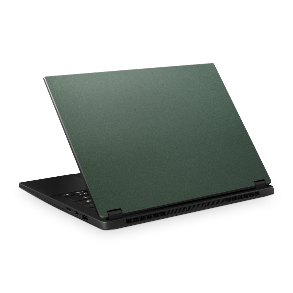 Asus TUF A14 2024 Essentials Matte Green Metallic Skin Wrap Cover
