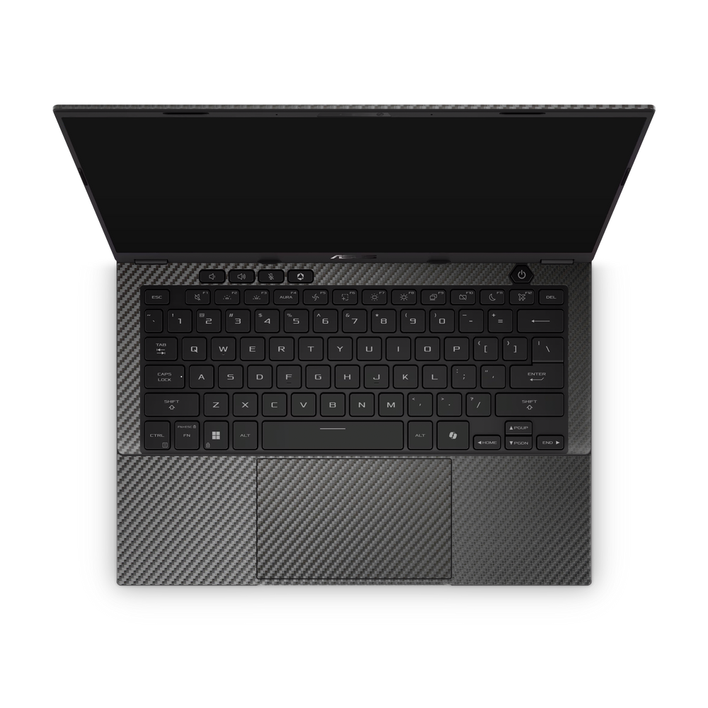 Asus Tuf A14 2024 Professional Interior Black Carbon Fiber Skin Wrap Cover