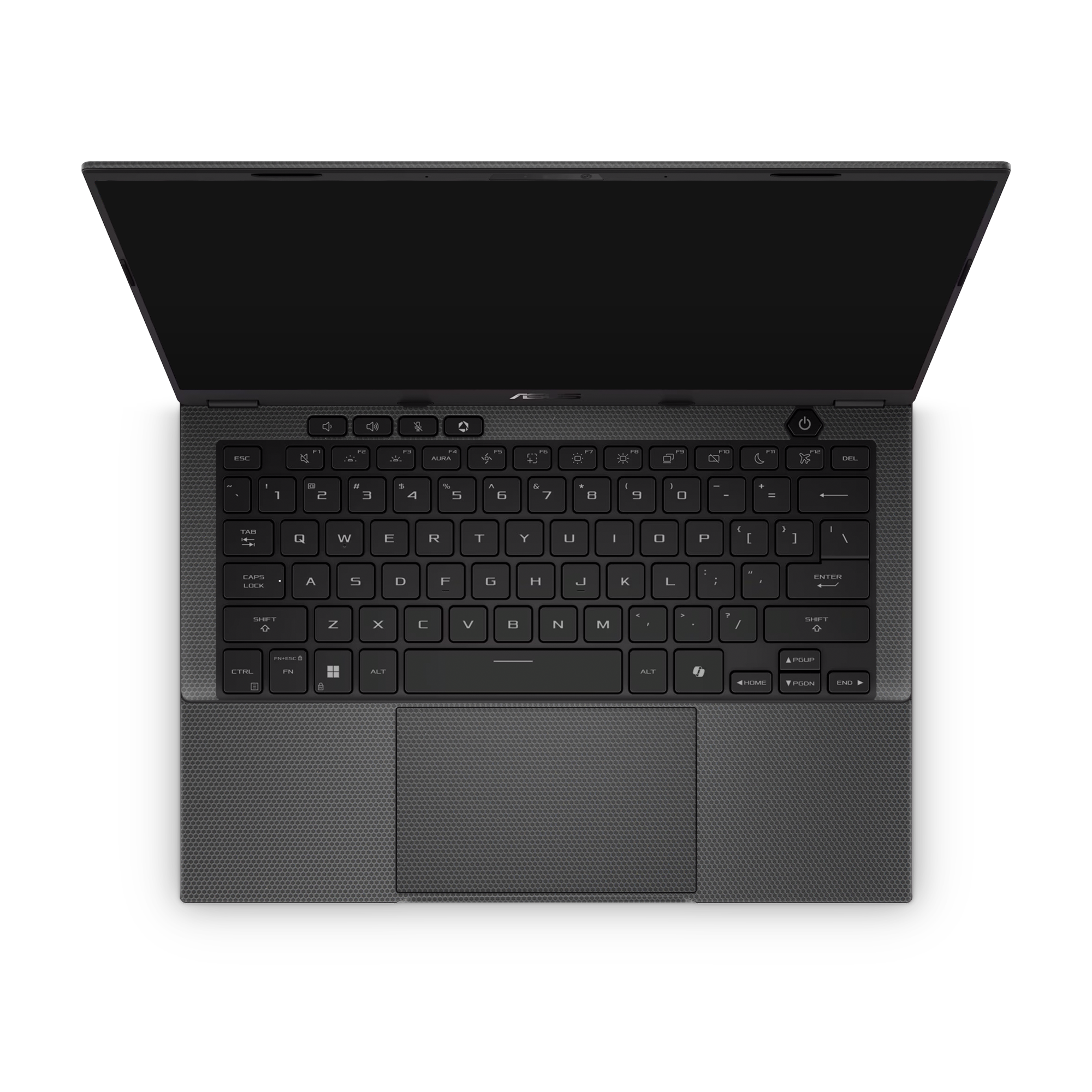 Asus Tuf A14 2024 Professional Interior Black Matrix Skin Wrap Cover