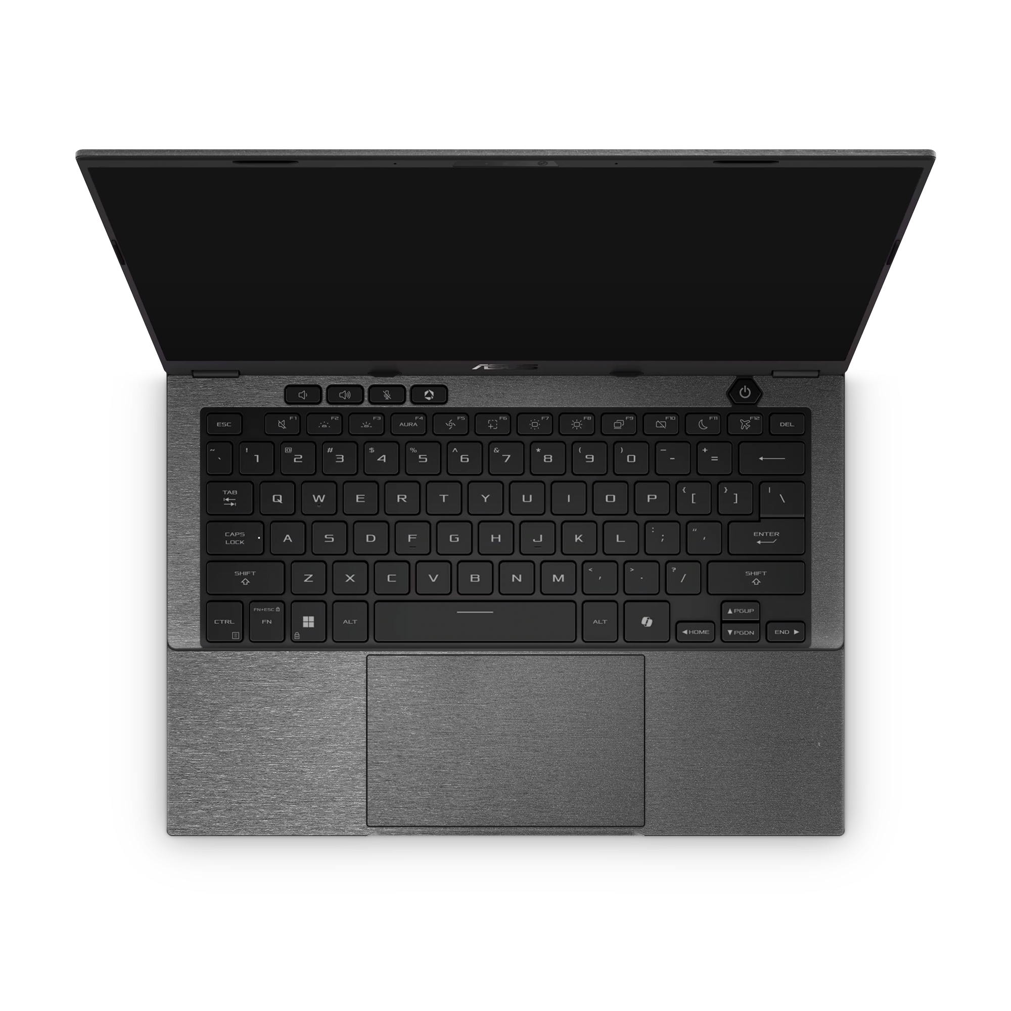 Asus Tuf A14 2024 Professional Interior Brushed Black Skin Wrap Cover