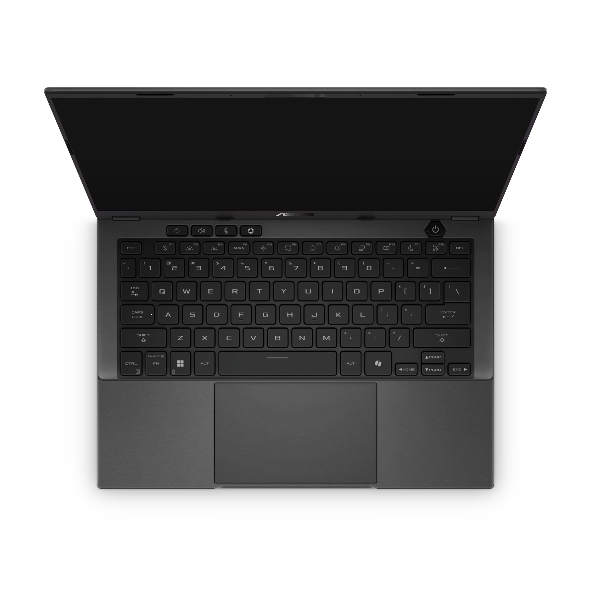Asus Tuf A14 2024 Professional Interior Matte Black Skin Wrap Cover