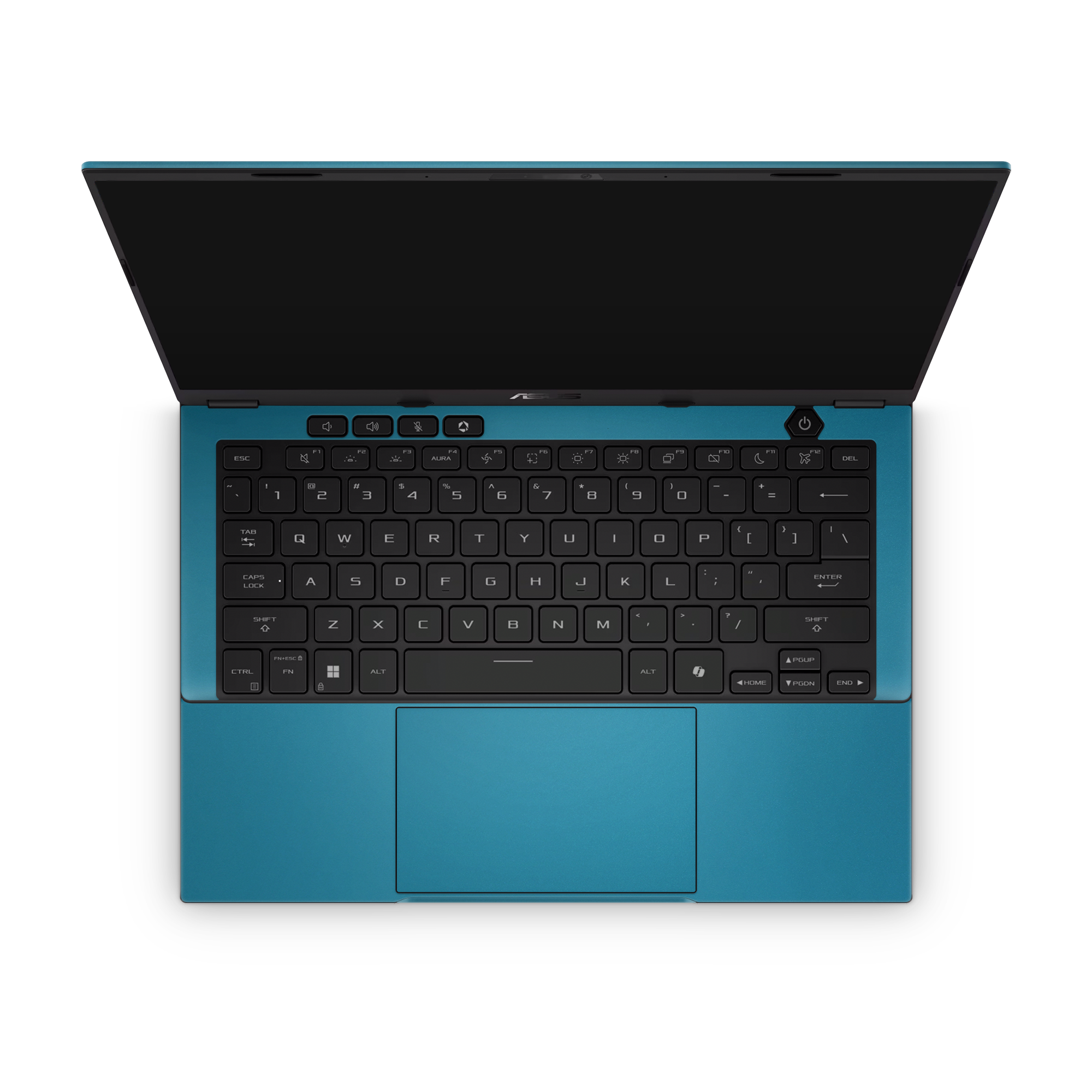 Asus Tuf A14 2024 Professional Interior Satin Ocean Shimmer Skin Wrap Cover