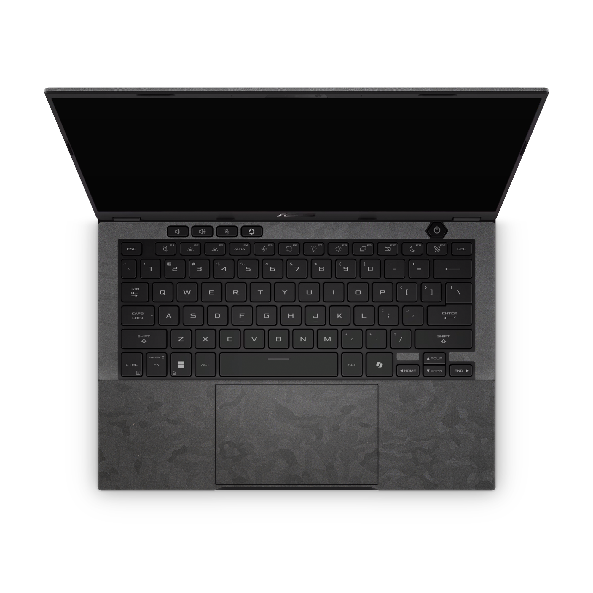 Asus TUF A14 2026 Professional Black Camo Skin Wrap Cover