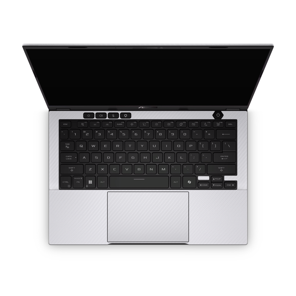 Asus TUF A14 2026 Professional White Carbon Fiber Skin Wrap Cover