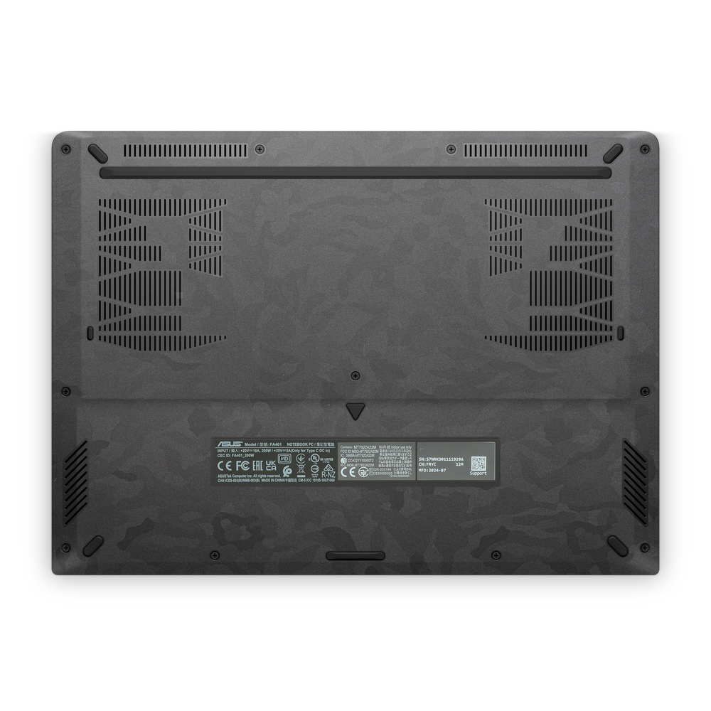 Asus TUF A14 2026 Ultimate Black Camo Skin Wrap Cover