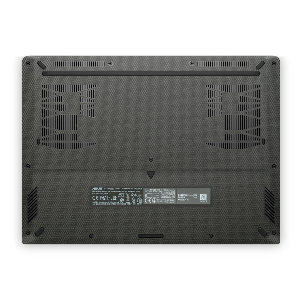 Asus TUF A14 2026 Ultimate Black Matrix Skin Wrap Cover