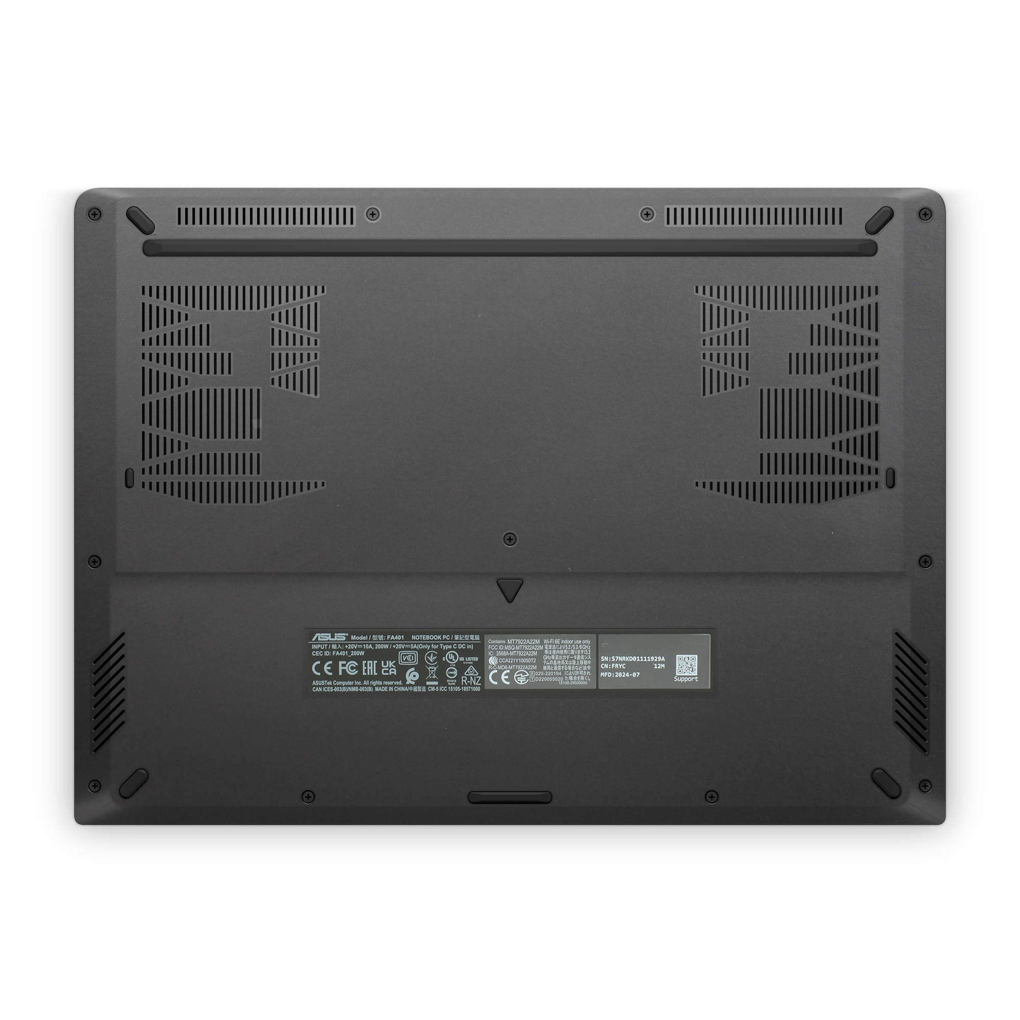 Asus TUF A14 2026 Ultimate Matte Black Skin Wrap Cover