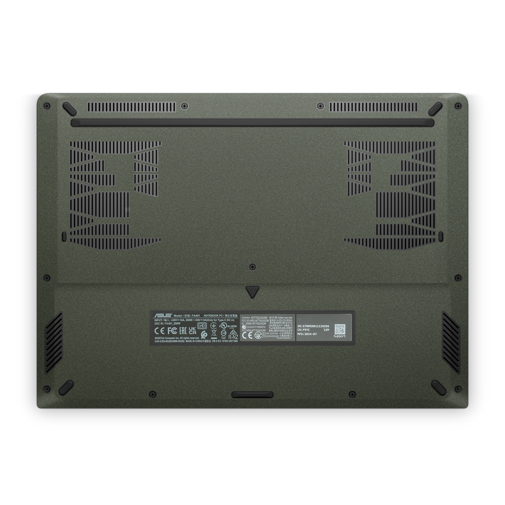 Asus TUF A14 2026 Ultimate Matte Green Metallic Skin Wrap Cover