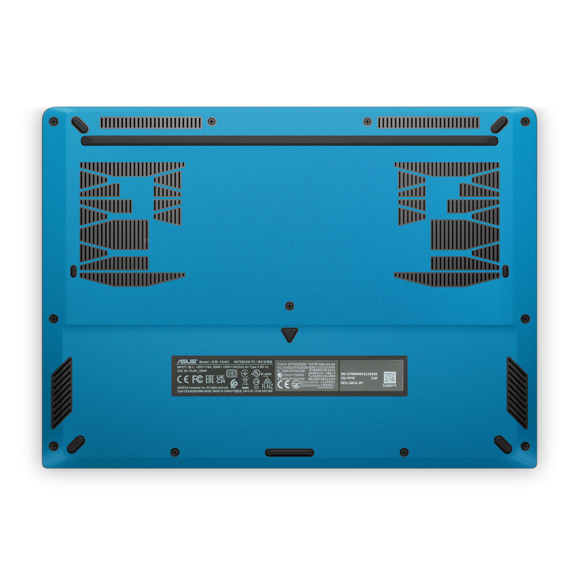 Asus TUF A14 2026 Ultimate Satin Ocean Shimmer Skin Wrap Cover