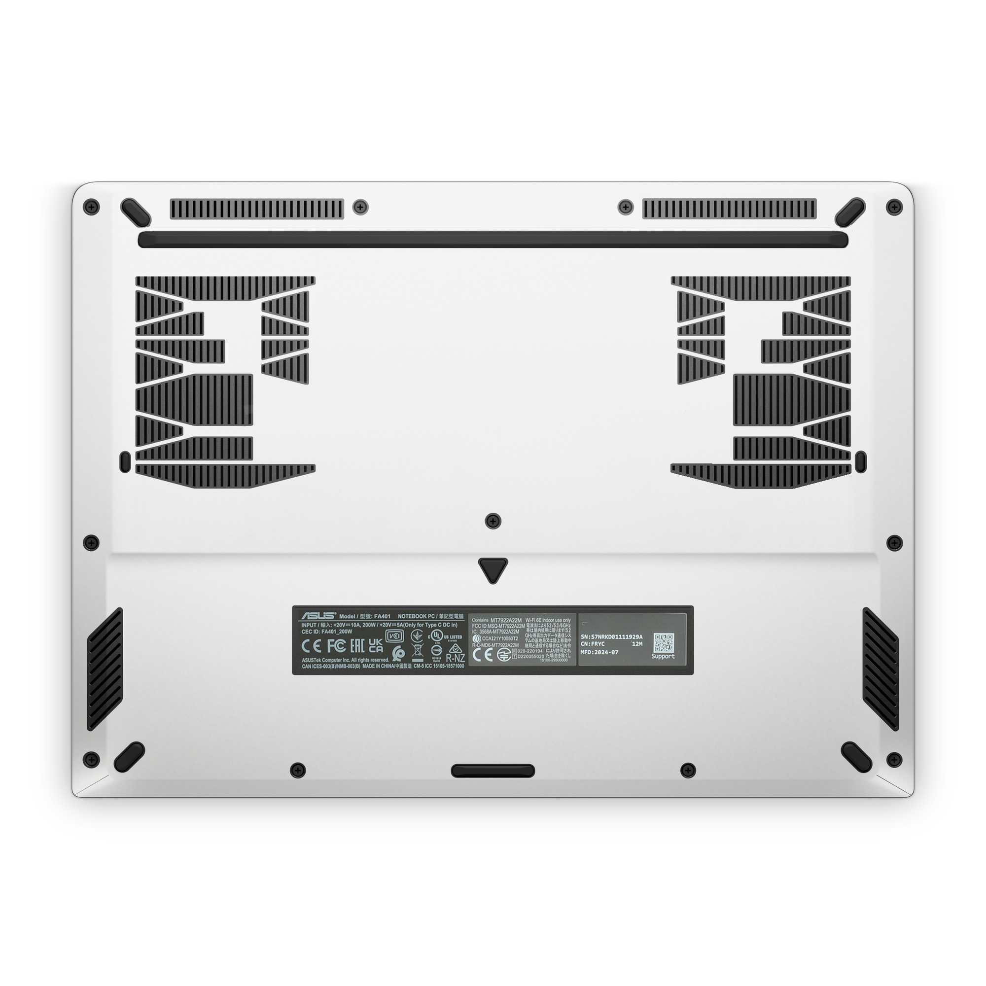 Asus TUF A14 2026 Ultimate Satin White Skin Wrap Cover