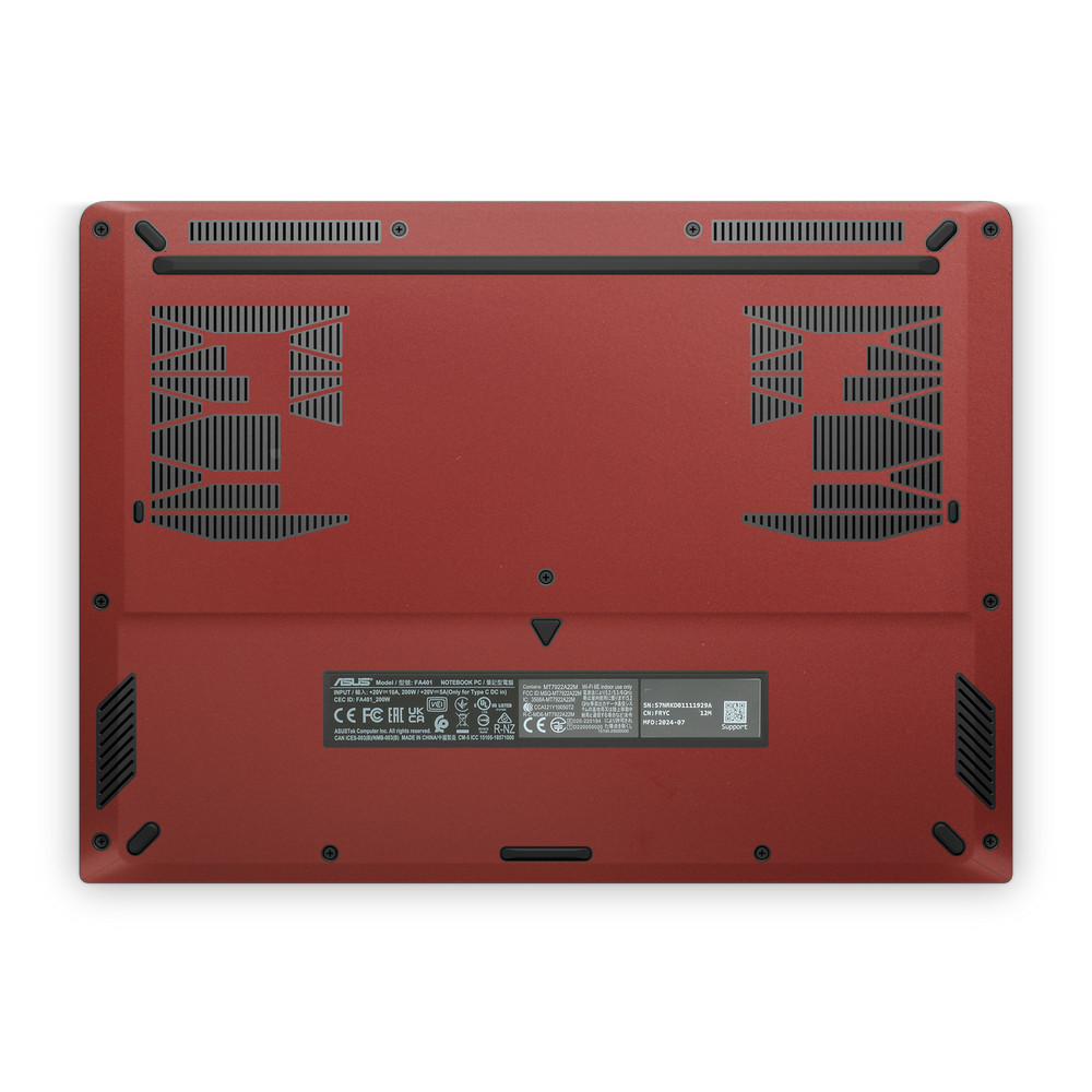 Asus TUF A14 2026 Ultimate Vampire Red Skin Wrap Cover