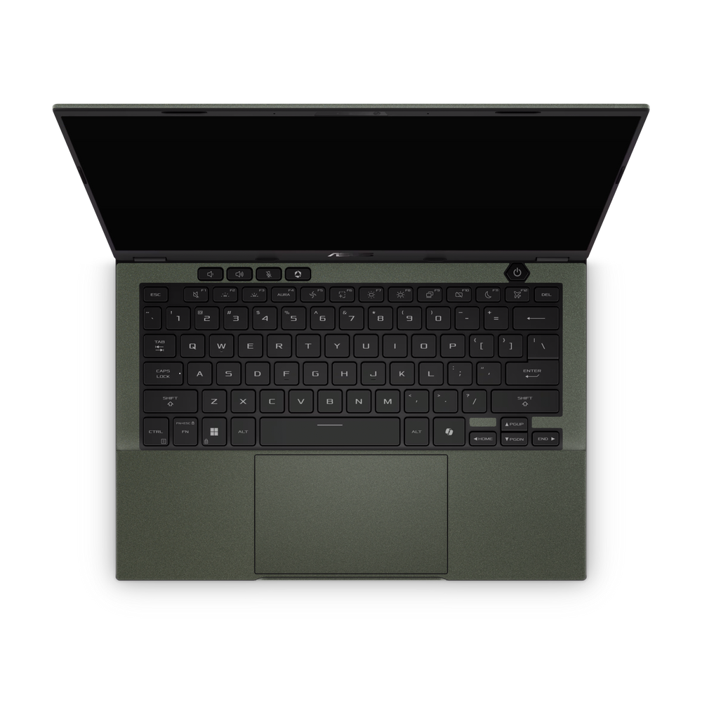 Asus TUF A14 2026 Ultimate Matte Green Metallic Skin Wrap Cover