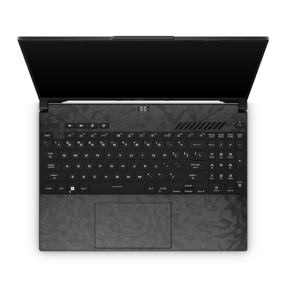 Asus Tuf A16 2023 Professional Interior Black Camo Skin Wrap Cover