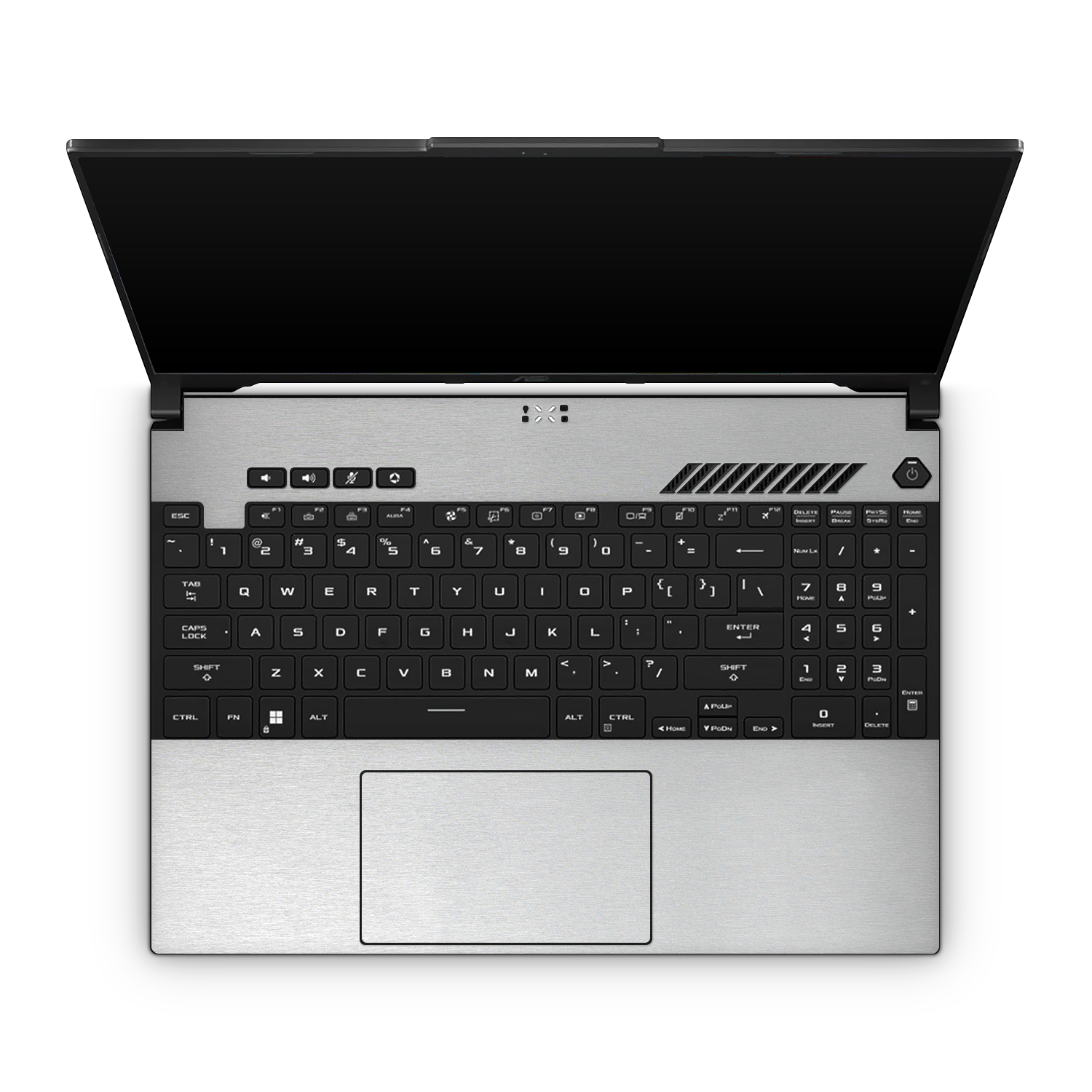 Asus Tuf A16 2023 Professional Interior Brushed Aluminum Skin Wrap Cover