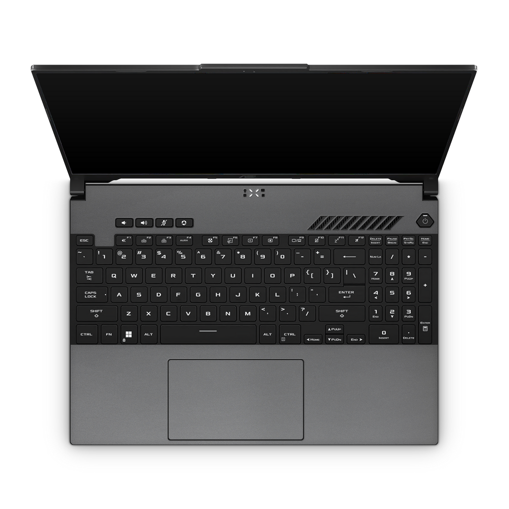 Asus Tuf A16 2023 Professional Interior Charcoal Grey Skin Wrap Cover