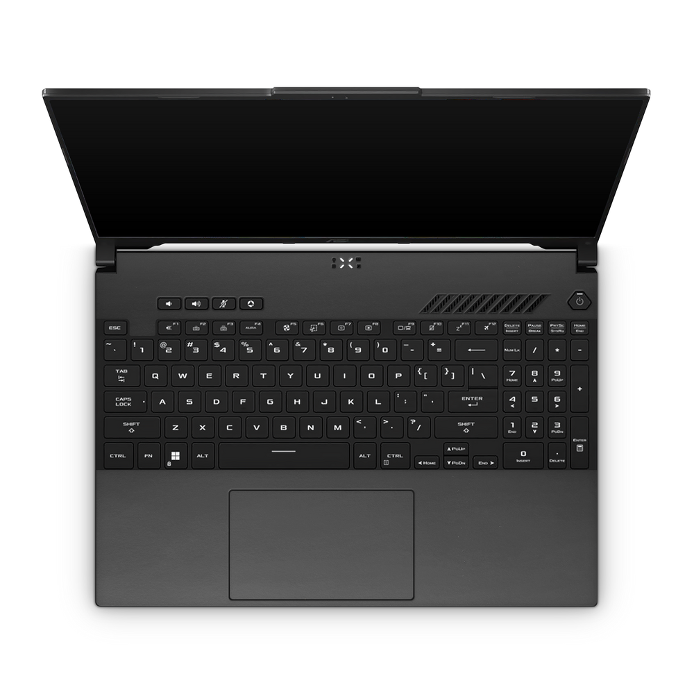 Asus Tuf A16 2023 Professional Interior Matte Black Skin Wrap Cover