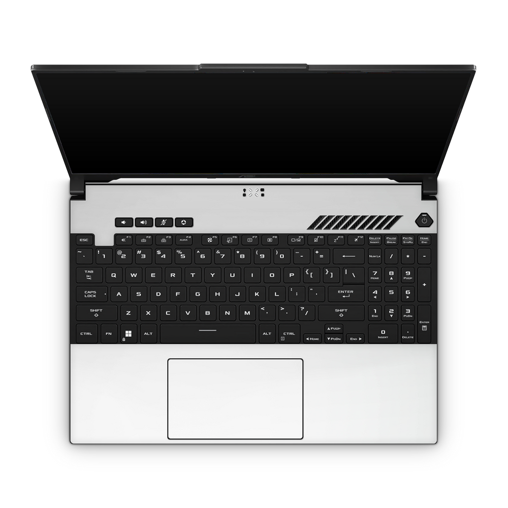 Asus Tuf A16 2023 Professional Interior Satin White Skin Wrap Cover