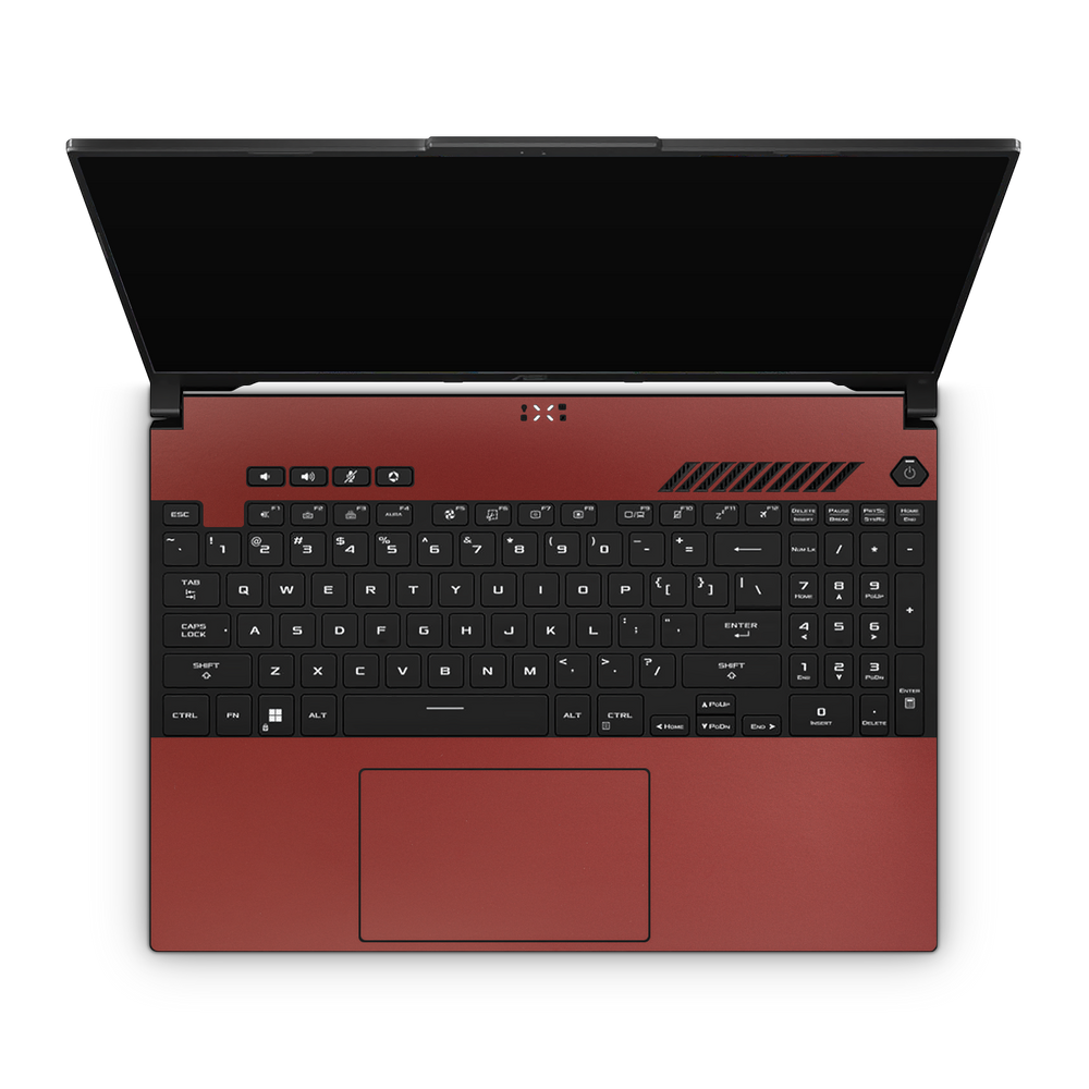 Asus TUF A16 2023 Professional Interior Vampire Red Skin Wrap Cover