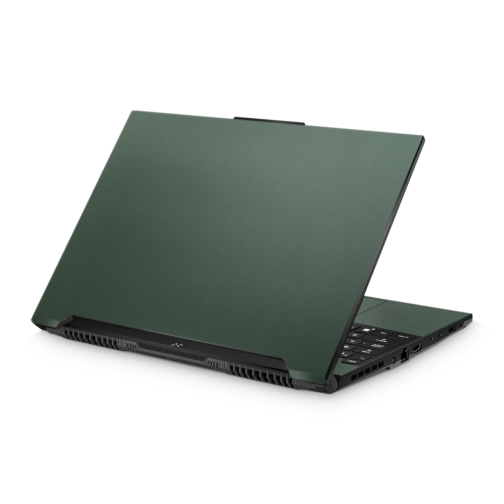 Asus TUF A16 2023 Professional Matte Green Metallic Skin Wrap Cover