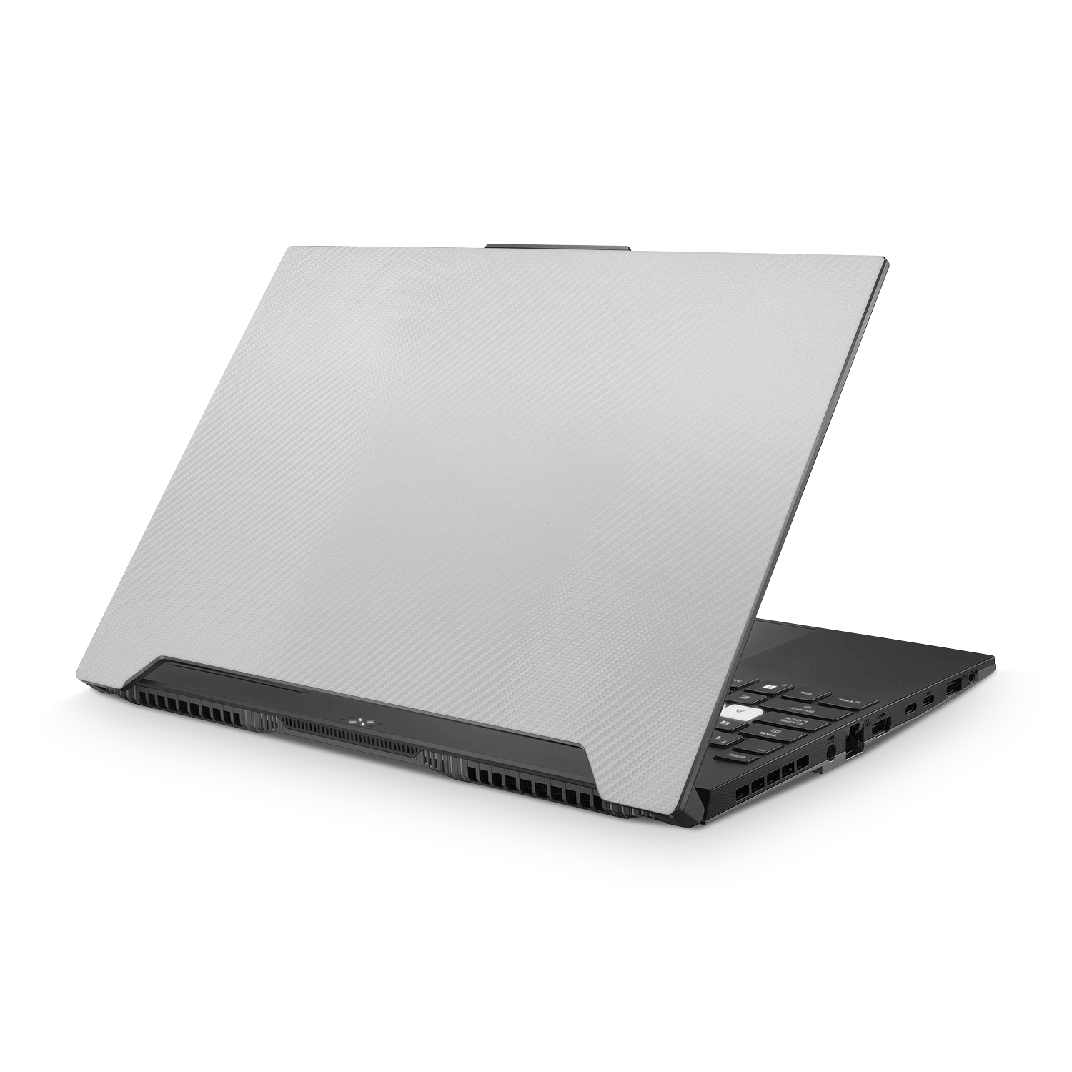Asus Tuf Dash F15 2022 Essentials White Carbon Fiber Skin Wrap Cover