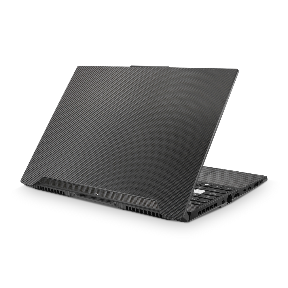 Asus Tuf Dash F15 2022 Professional Black Carbon Fiber Skin Wrap Cover